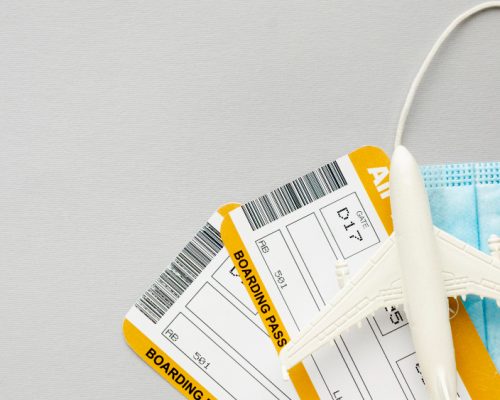 top-view-plane-tickets-mask